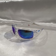 Oakley Gibston XL Sunglasses Clear Frame with Polarized Lenses - GREAT CONDITION