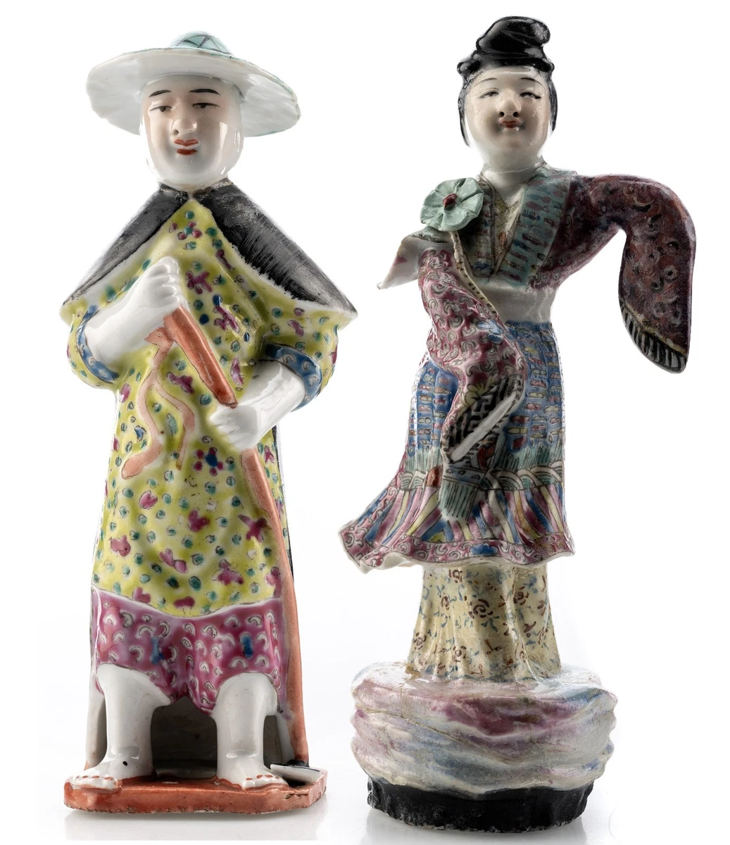 陶瓷1900-1940 年中国清朝(1644-1911) 中国朝代雕像、雕像| eBay