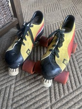 Vintage 70s Mattel Sunrunners Roller Skates Size 9
