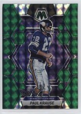 2023 Panini Mosaic Green Mosaic Prizm Paul Krause #154 HOF 14dq