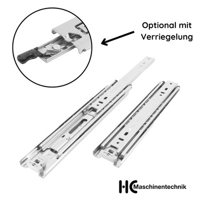 Schwerlastauszug Vollauszug Teleskopschiene Schwerlastschienen 50-120kg