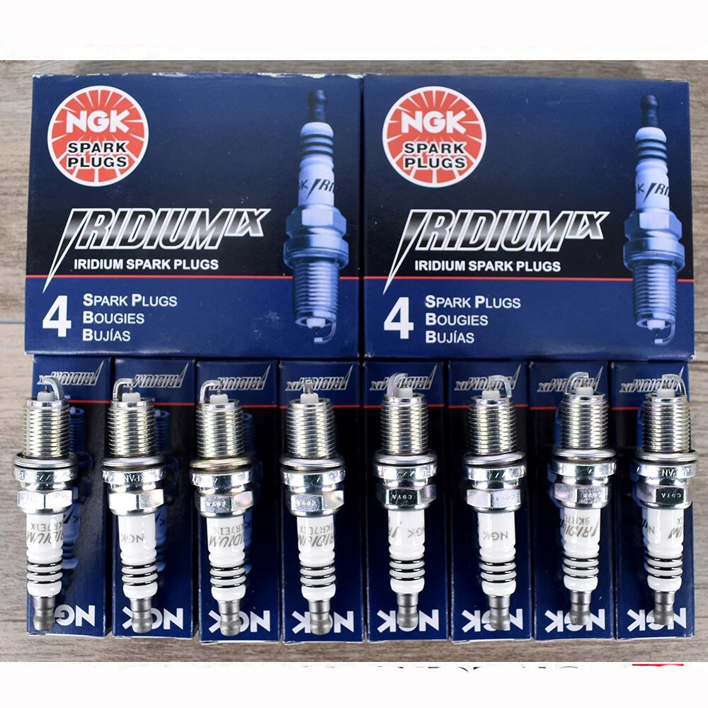 8pcs Iridium Spark Plugs BKR5EIX-11 5464 For GEO HYUNDAI KIA MAZDA NISSAN ISUZU