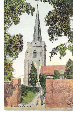 Postkarte - Wingham - St Mary the Virgin Kirche