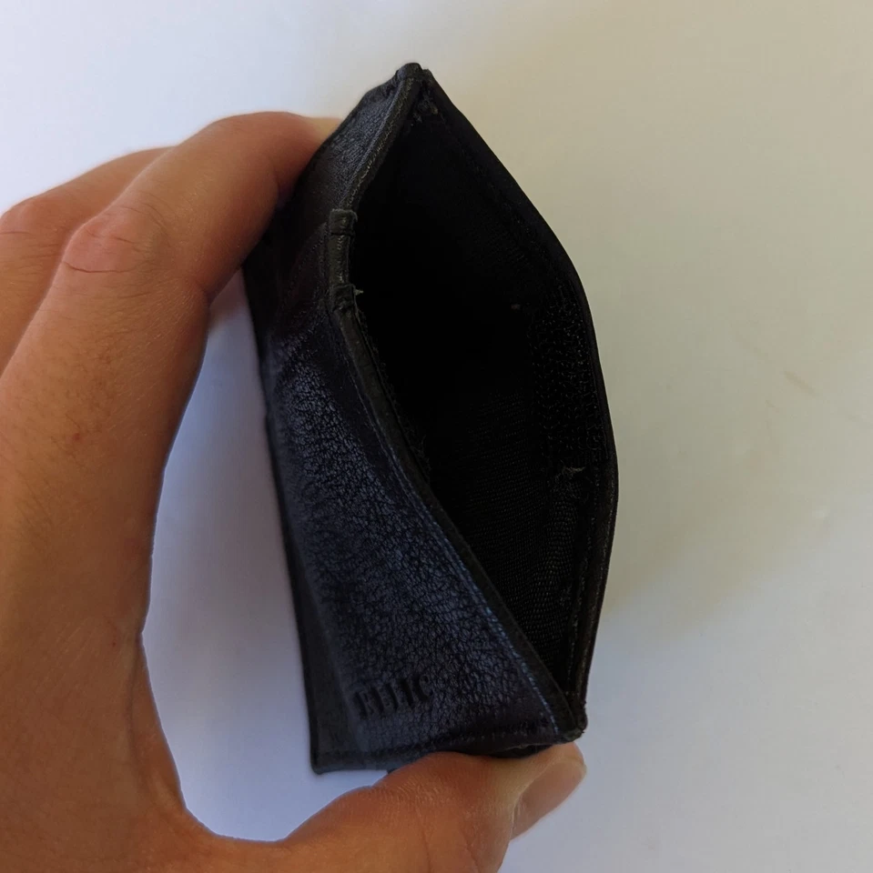 RELIC Wallet Mens Black Leather Money Clip Front Pocket Wallet Card Holder - Image 3 of 3