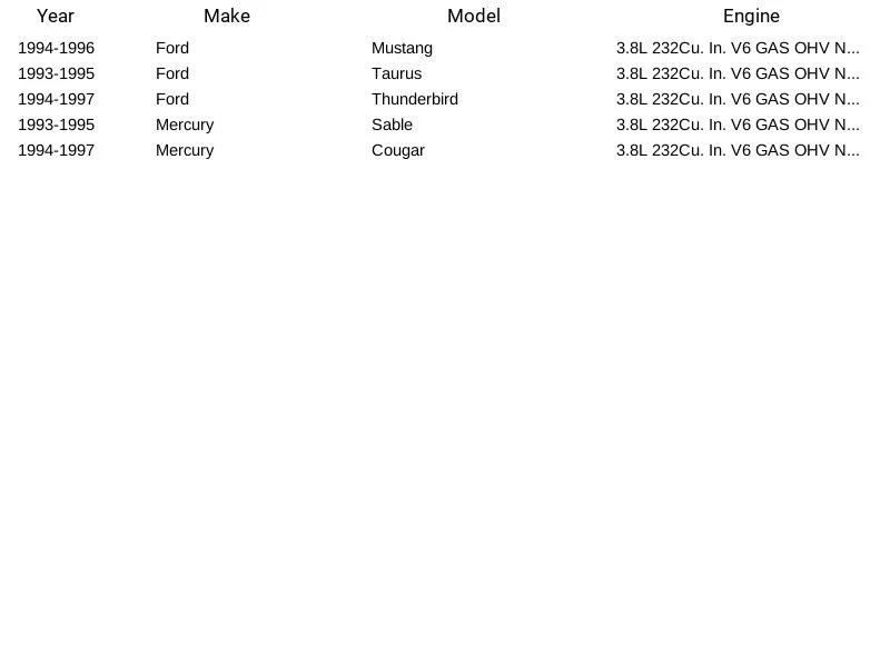 Inyector de combustible Delphi FJ10104 apto para Ford Mercury Taurus Sable Mustang 1993-1997 Foto 3 de 3