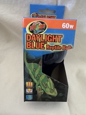 Zoo Med Daylight Blue Reptile Bulb 60W UVA Heating Terrarium Light