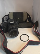 Canon EOS Rebel T1i 15.1MP DSLR w/ 18-55mm IS Lens Strap Bag Filter Tested