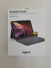 Logitech Rugged Folio Keyboard Case For iPad 10th Gen/A16 - Graphite