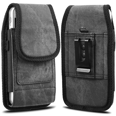 Vertical Pouch Case Holster Carrying Belt Clip For iPhone 8 7 6 Plus XR Xs Max