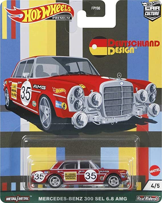 ミニカー MERCEDES-BENZ 300 SEL 6.8 Original Hot Wheels 1/64 MERCEDES-BENZ 300 SEL 6.8 AMG