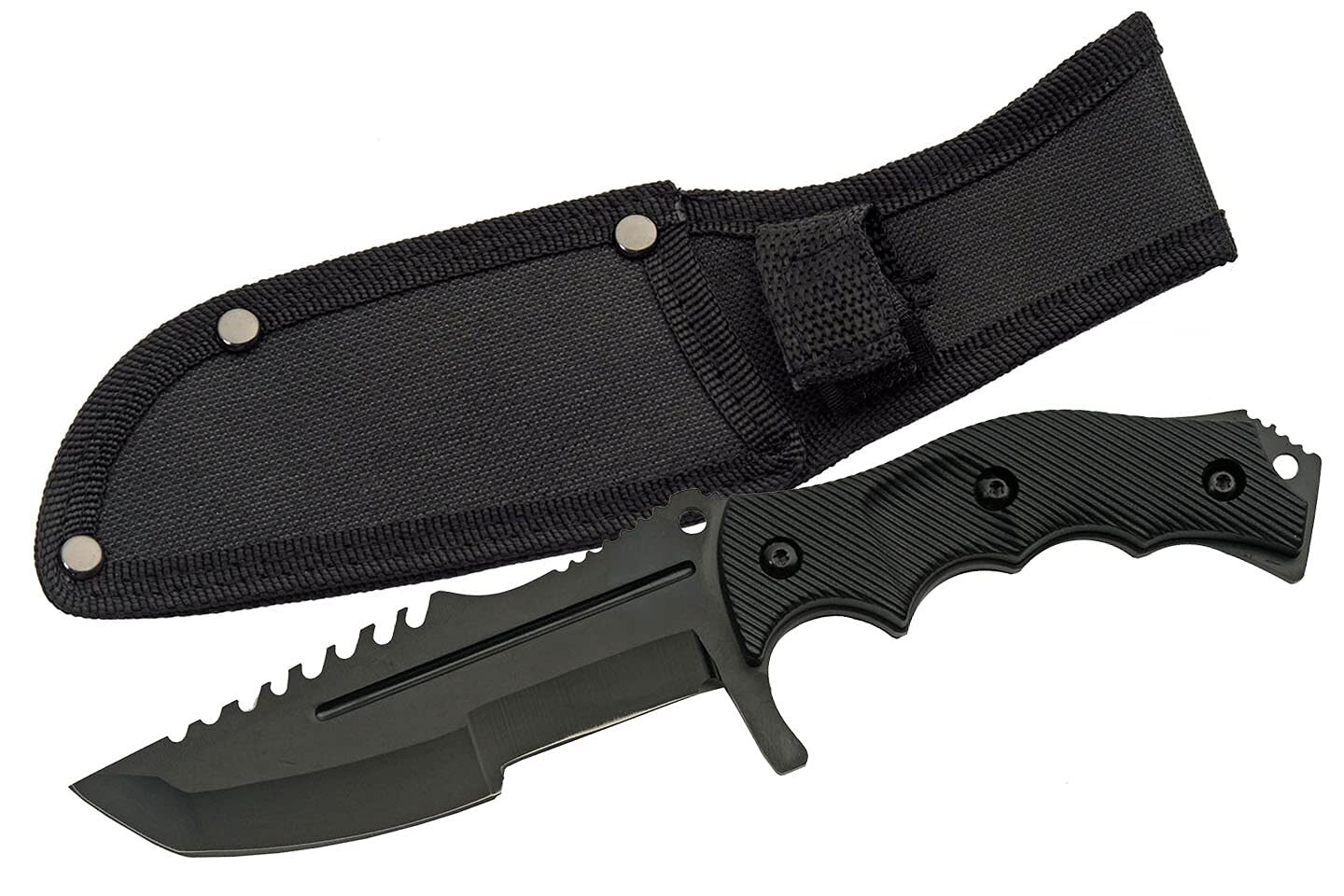 New Rite Edge Hunter Black Fixed Blade Knife 211548-BK