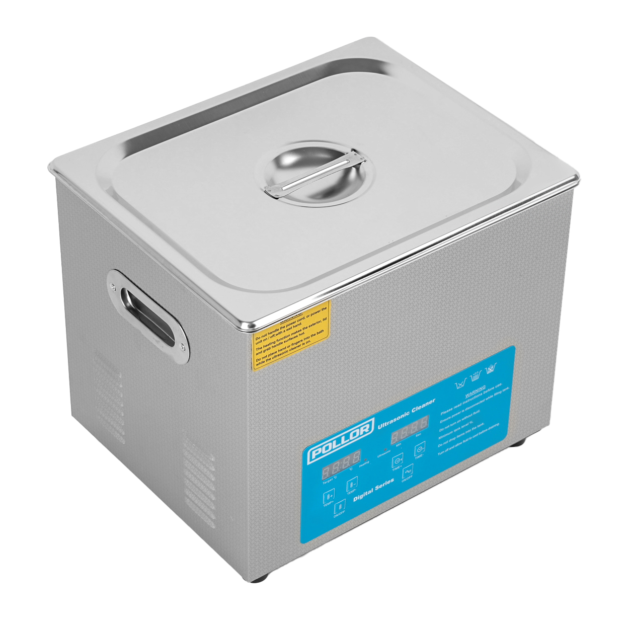 10L Digital Ultrasonic Cleaner Temperature Control Timer Cleaning Bath