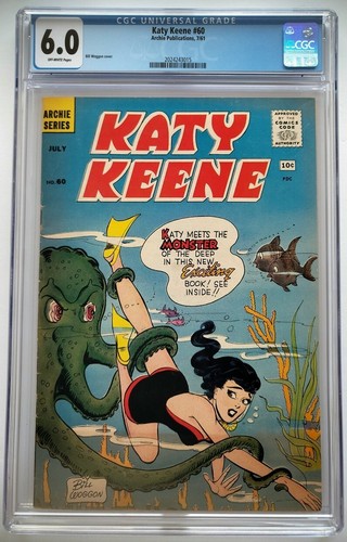 Katy Keene #60 Archie Publications 1961 CGC 6.0