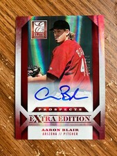 2013 Elite Extra Edition AARON BLAIR Prospects Auto 236/274 Diamondbacks