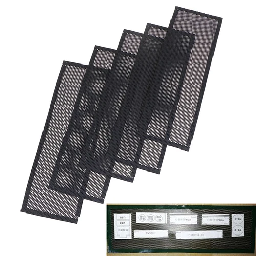5PCS PVC Dust Filter Universal DIY Shield Back Plate For Computer Chassis IJ.LO