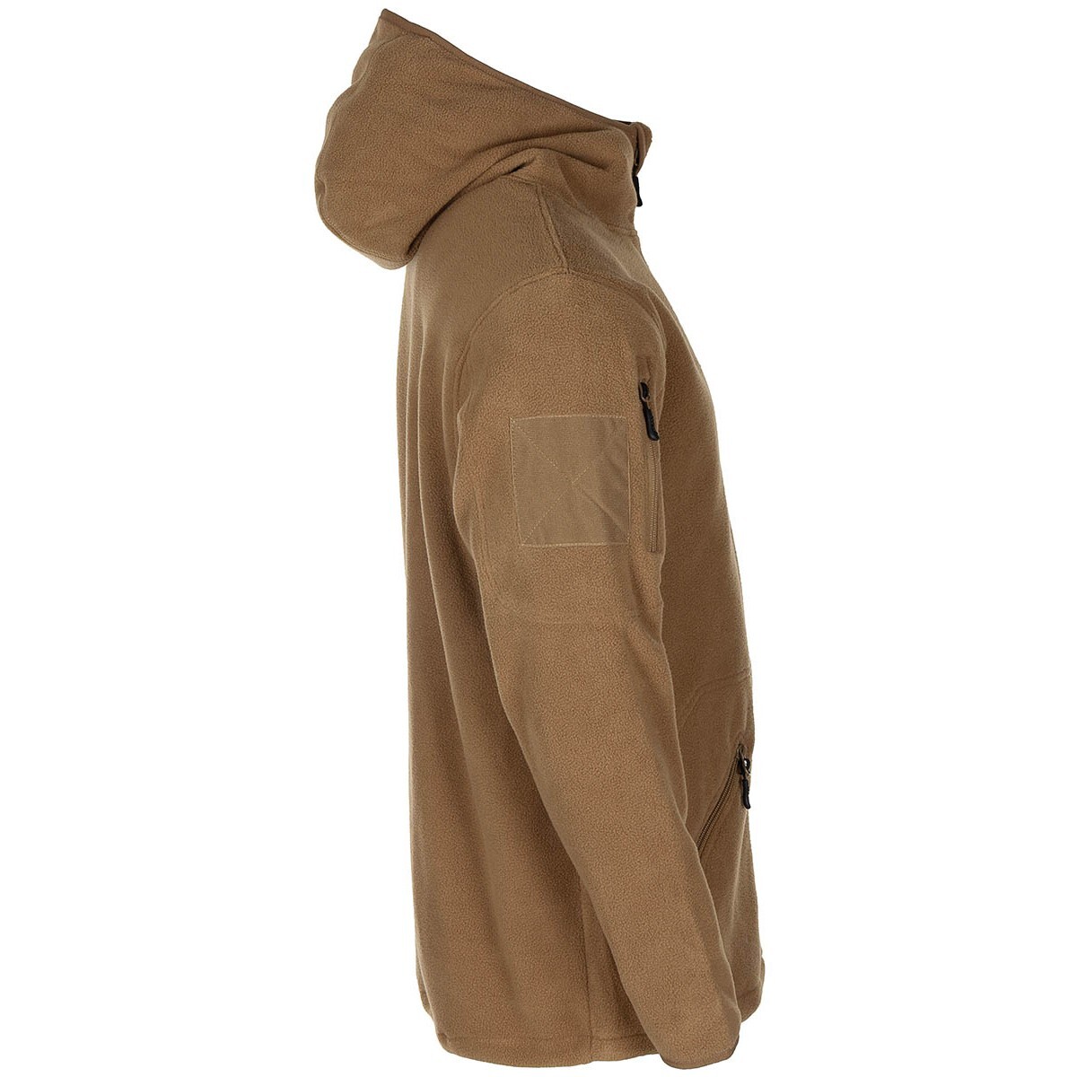Giacca in pile tattica felpa outdoor tempo libero giacca con cappuccio giacca coyote foto 3