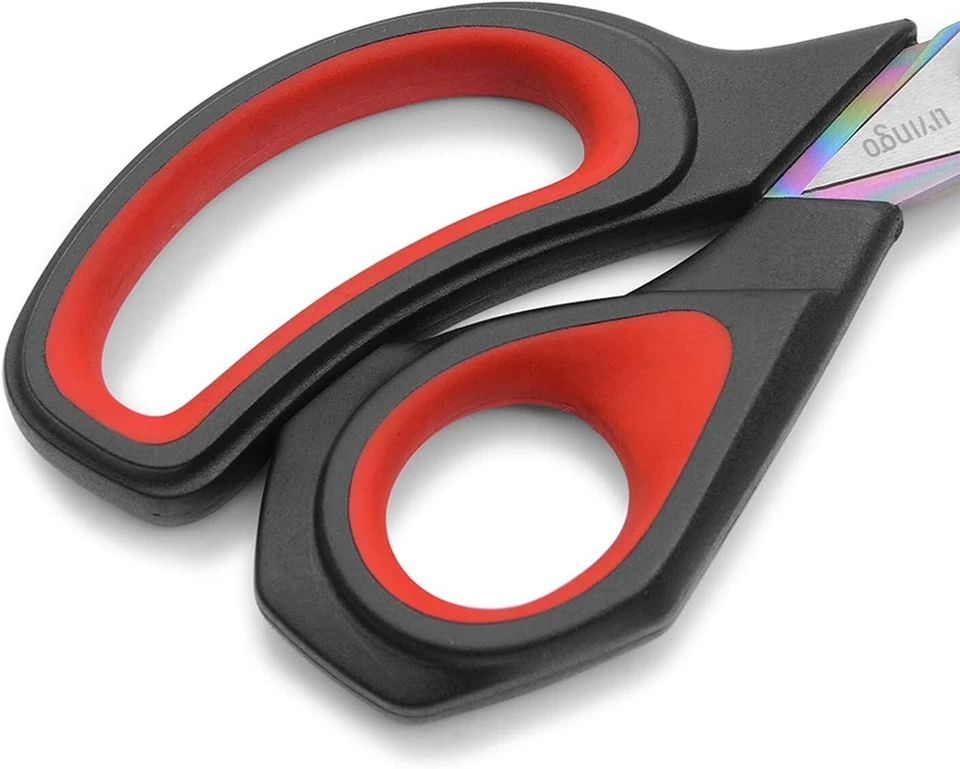 Premium Tailor Scissor 9.5" Titanium-Coated Stainless Steel Multi-Purpose Shears - Image 4 of 4