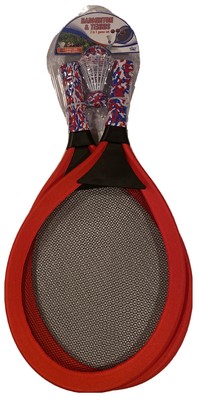 Misco Toys Jumbo Badminton & Tennis Racquet Set Beach Pool Park Outdoor