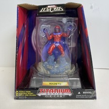 Titanium Series Marvel Legends 3 3 4  Die Cast Magneto Figure  - New in Box