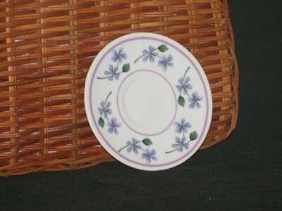 Delton REPLACEMENT SAUCER for Children's Porcelain Tea Set VIOLETS