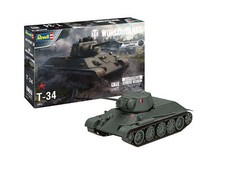 World Of Tanks: T-34 (easy-click System) 1:72 Plastic Model Kit REVELL