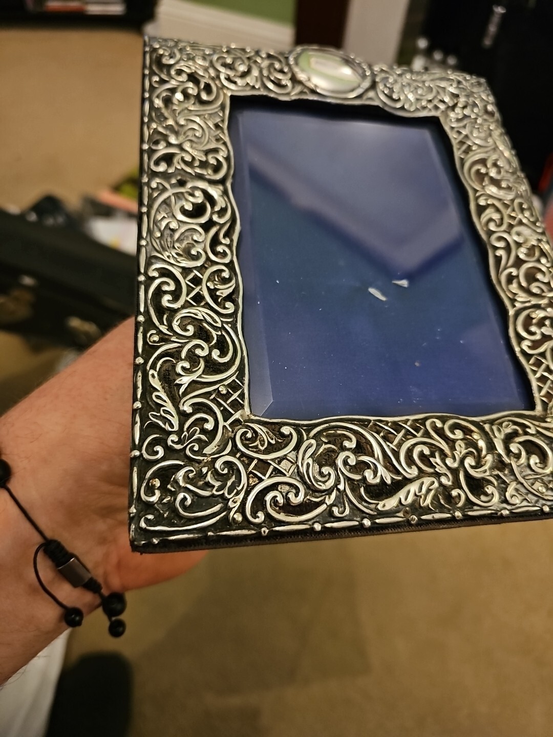 Antique Silver Picture Frame eBay