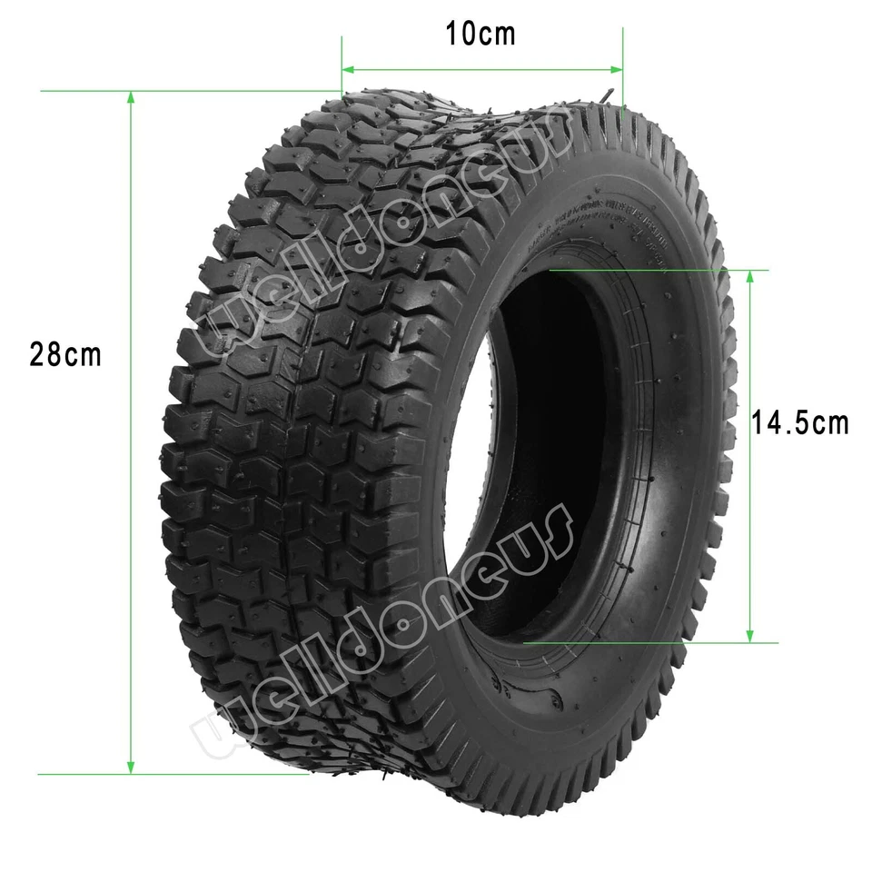 2x 13x5.00-6 Reifen 2x Schlauch für 13x5-6 Kinderquad Schneeräumer Aufsitzmäher - Bild 4 von 4