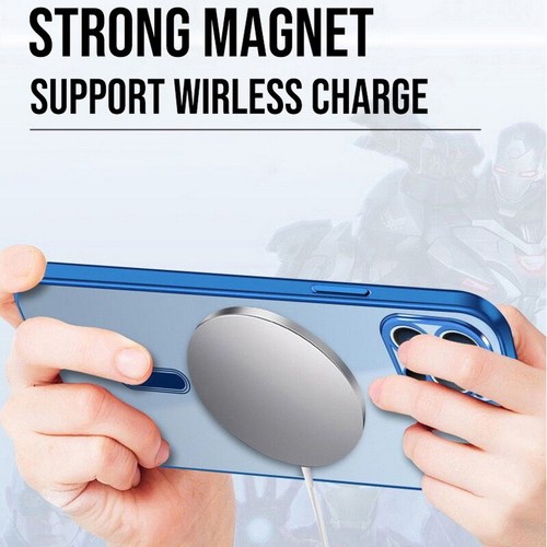 Funda magnética transparente con revestimiento magsafe para iPhone 15 14 13 12 11 Pro Max XS X - Imagen 6 de 29