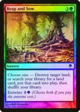 Reap and Sow FOIL Darksteel HEAVILY PLD Green Common MAGIC MTG CARD ABUGames