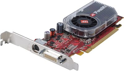 ATI FireMV 2250 Grafikkarte PCI-e 256MB DDR2 Arbeitsspeicher DVI-D TV-Out 1 GPU