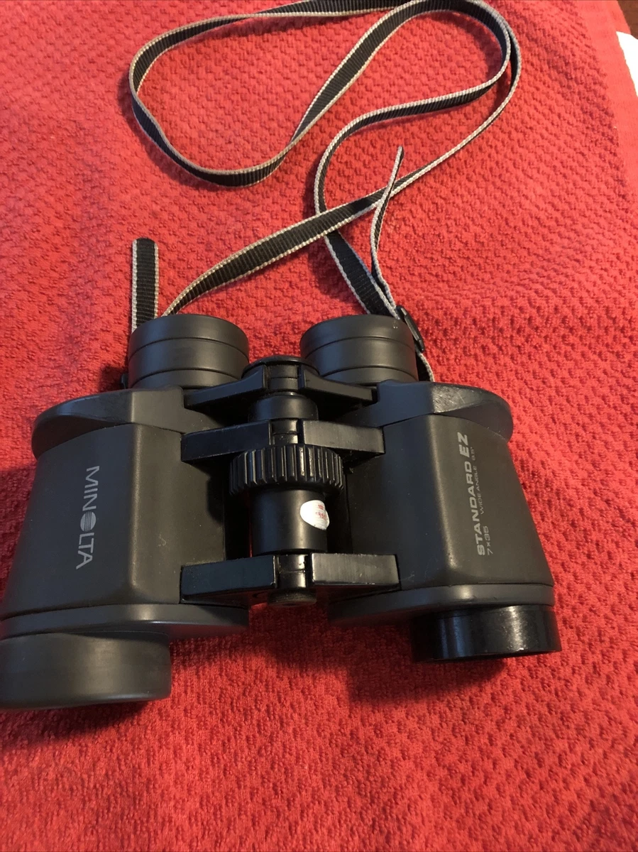 Minolta Standard EZ 7 x 35 Wide Angle 9.5 Degree Binoculars No Case Read