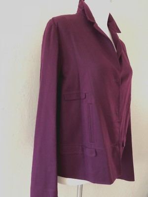 $3575*10*40* JIL SANDER cashmere grape dress jacket blazer coat tunic top ITALY