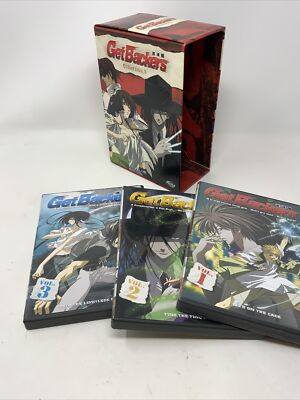 Get Backers Anime Vol. 1 2 & 3 DVD Lot Bonus Coll. 1 Box - Not