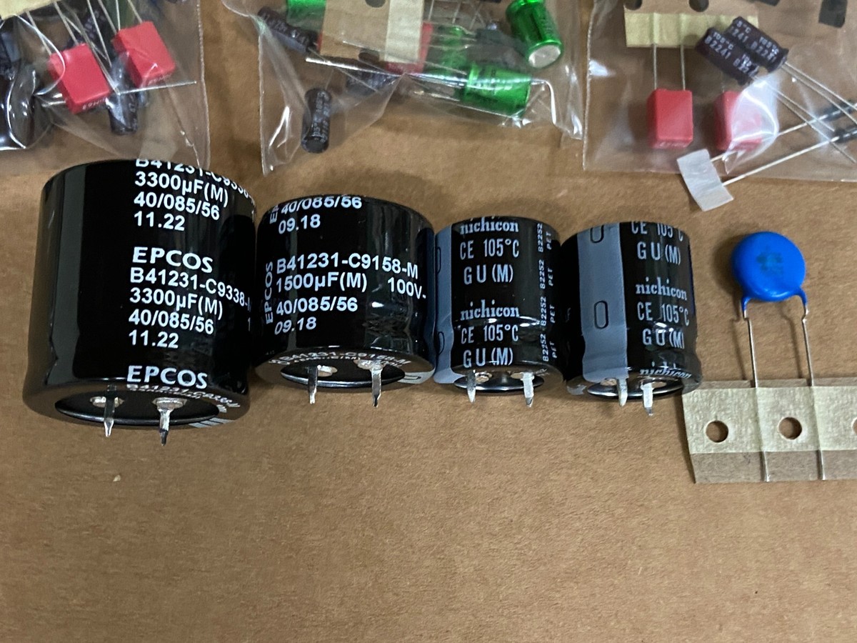 Sansui AU-555A Complete Rebuild Kit High-Quality Recap Set