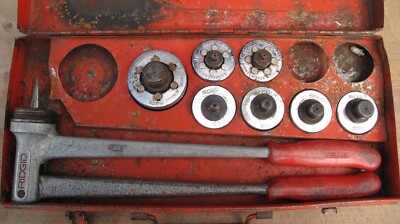 RIGID Muffenzange 4x Einsätze Rigid + 3x Rothenberger        -Rg.. ausge. Mwst.-
