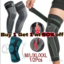 Leg Compression Sleeve Knee Brace Support Protector Arthritis Joint Pain Relief