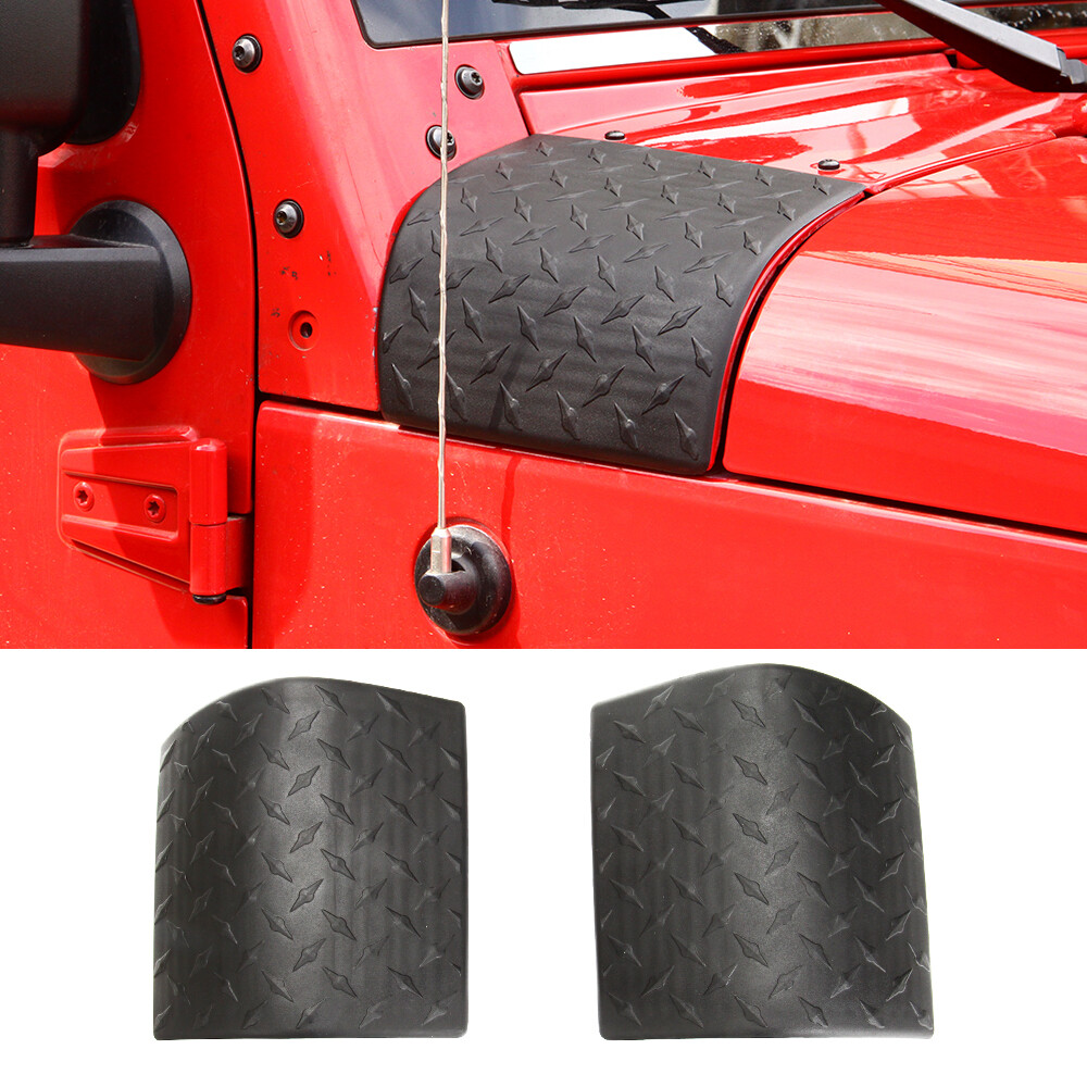 Side Hood Body Armor Cowl Cover Trim For Jeep Wrangler JK 2007-2017 Accessories