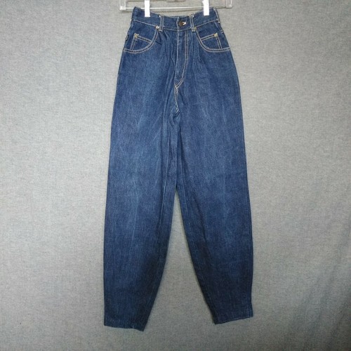 Vintage Sasson High Waisted Tapered Leg Big Kids Jeans Waist 20" L30.5" - Picture 3 of 11