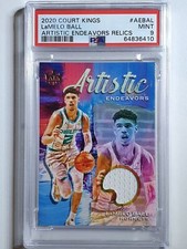 2020 Court Kings LaMelo Ball Rookie #PATCH Jersey /149 - PSA 9 (POP 1)