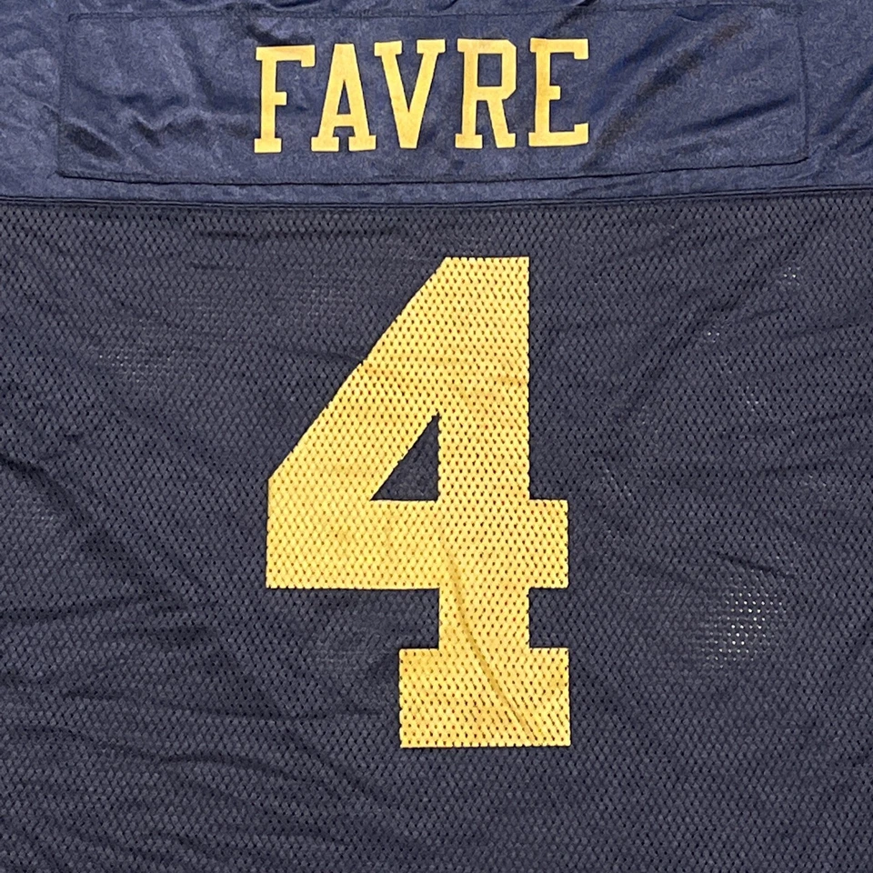 Camiseta New York Jets Brett Favre para hombre talla 2XL azul Reebok Foto 2 de 3