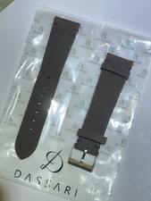 DASSARI Vintage Hand-Stitched Mens Leather Watch Band - Quick Release Strap