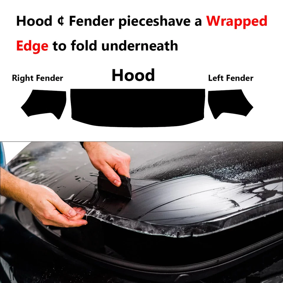 Sutiã transparente PreCut filme de proteção de pintura PPF faça você mesmo para Chevrolet Malibu 2016-2018 - Imagem 3 de 4