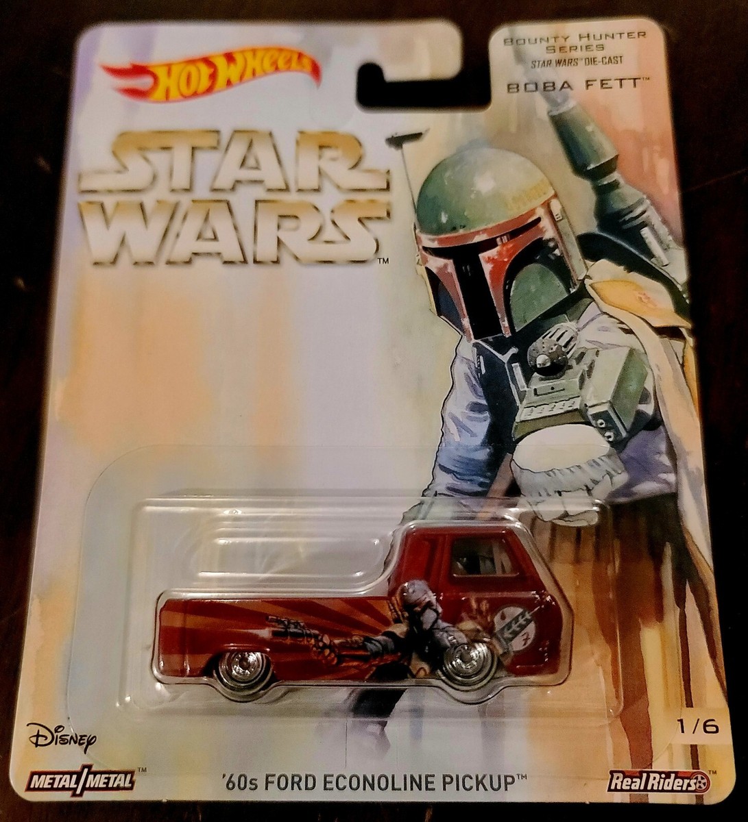 Hot Wheels 2017 Pop Culture Star Wars Boba Fett 60's Ford