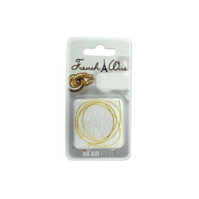 French Wire Bullion Heavy 1.1mm Goldtone 43794 (14 inches)  Thread Protection