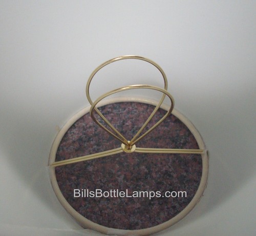 Burlap LAMP SHADE w/ Clip-On Bulb Attachment Rustic Country Cottage Cabin 9 inch - Picture 6 of 11