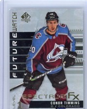 2019-20 UD SP Authentic Conor Timmins Future Watch Rookie Colorado Avalanche