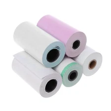 Photo Paper Mini Printable Sticker Roll Thermal Printers Clear Printing Smudge-P