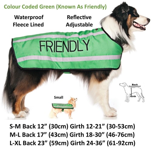 Warning Dog Colour Coded Collar Lead Harness CAUTION, TRAINING Sizes & Styles - Picture 33 of 39