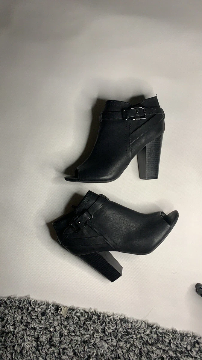 Guess peep toe clearance booties