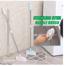 Bathroom Long Handle Brush Wall Floor Scrub BathTub Shower Tile Cleaning Tool US